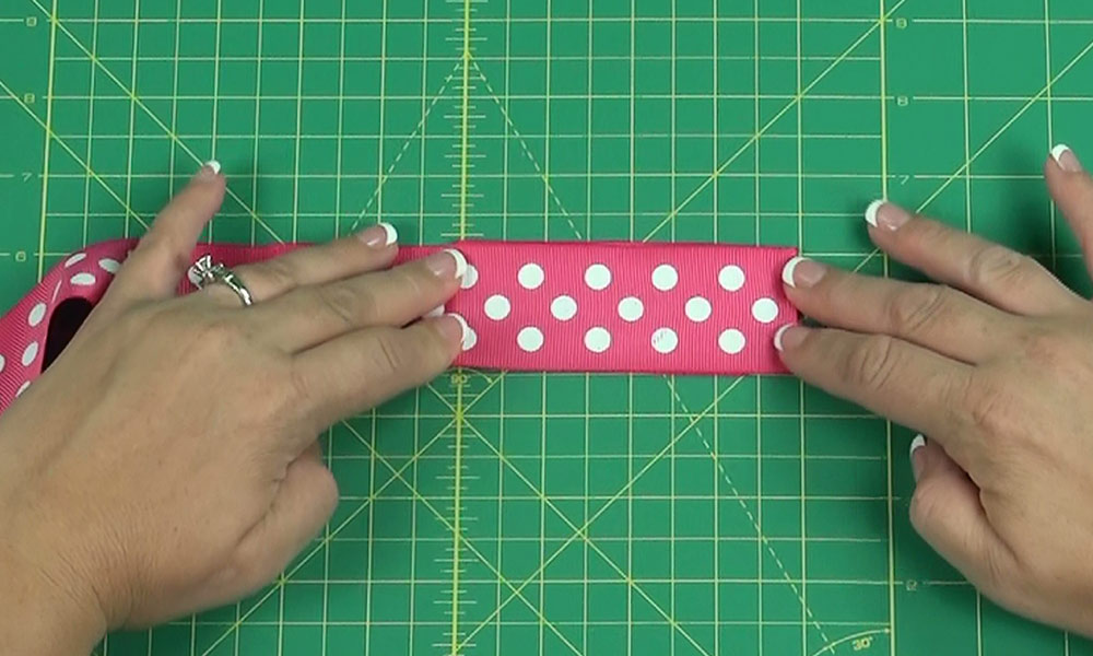 Woman making a Boutique Bow