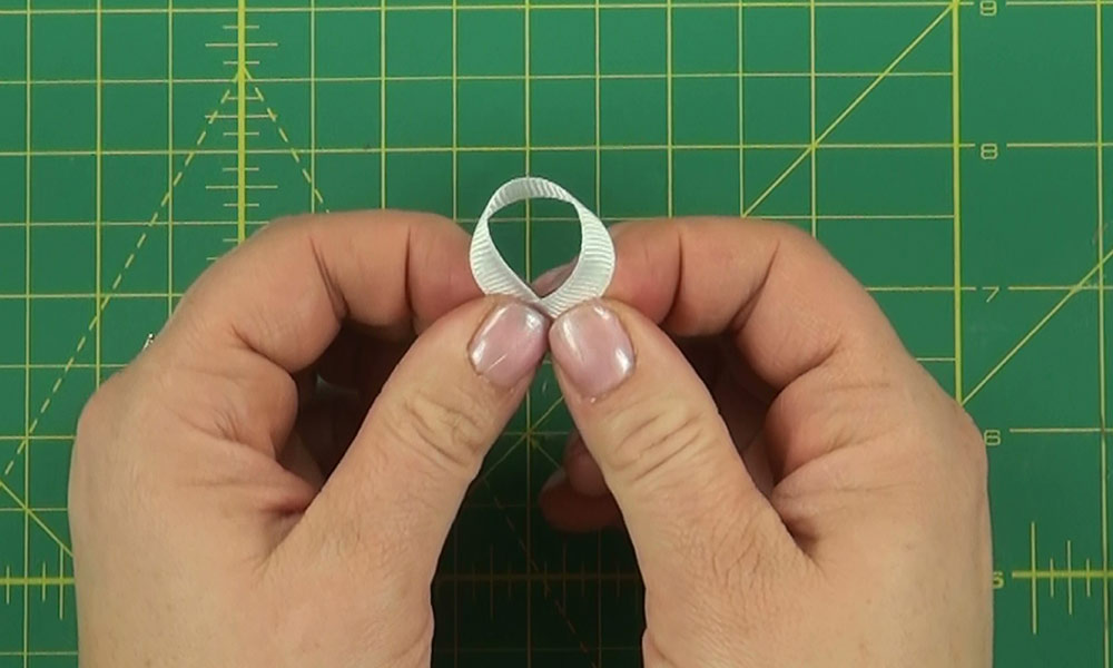 Woman making a Penguin Hair Clip